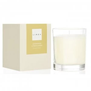 Image of Linea Linea Glass Candle - Lemongrass and Fresh Ginger