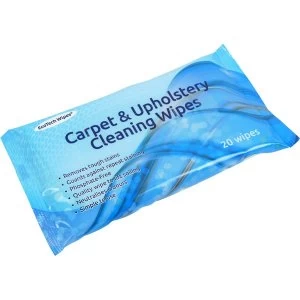 Image of EcoTech Carpet & Upholstery Wipes (20x17cm) Flowpack of 20