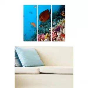 Image of MDF77378422 Multicolor Decorative MDF Painting (3 Pieces)