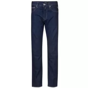 Image of Replay Grover 356 785 Organic Cotton Jeans In Darkwash - Size 32/34leg