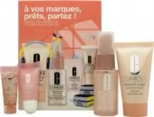 Image of Clinique Ready, Jet, Go Moisture Surge Gift Set 4 Pieces