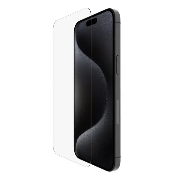 Image of Belkin UltraGlass 2 Clear Screen Protector for iPhone 15 Pro Max SFA098EC