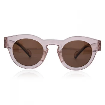 Image of adidas Originals Original 41 Round Sunglasses Mens - Clear