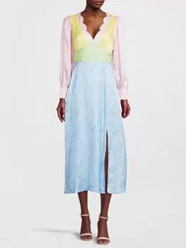 Image of Olivia Rubin Tara Colour Block Dress - Multi