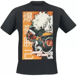 Image of My Hero Academia Bakugo Katsuki T-Shirt black