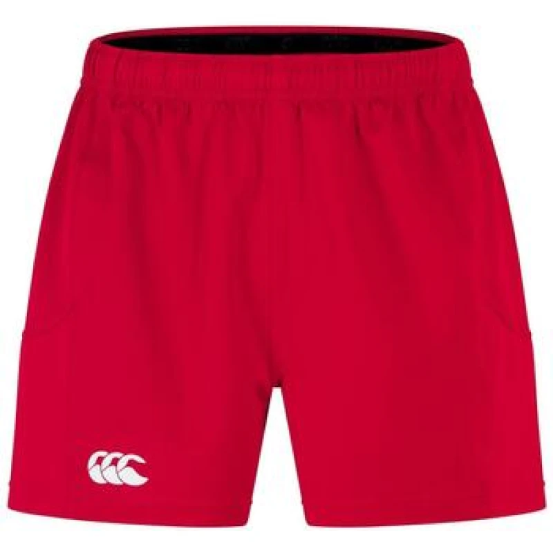 Image of Canterbury Canterbury Men Advantage Rugby Shorts in Red Size: large Red L Male 5063693811204