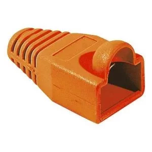 Image of Bag of 10 Orange RJ45 Sleeves 6mm 8EXC253177HY