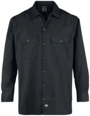 Image of Dickies Long Sleeved Work Shirt Longsleeve black