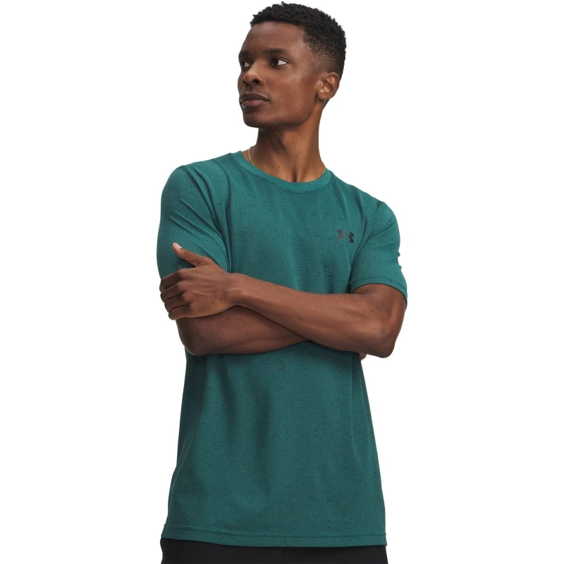 Image of Under Armour Vanish Seamless T-Shirt Mens Green/Black male S