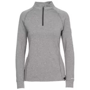 Image of Trespass Womens/Ladies Briana Active Top (S) (Grey Marl)