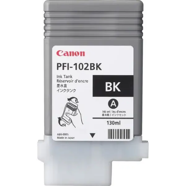 Image of Canon PFI-102BK ink cartridge Original Black 0895B001AA