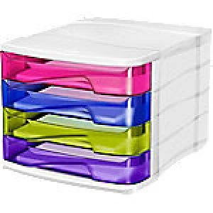 Image of CEP Filing Drawers 394 HM Polypropylene Assorted 29.2 x 38.6 x 24.6 cm