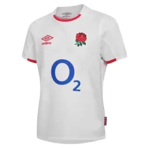 Image of Umbro England Home Pro Rugby Shirt 2020 2021 Junior - White