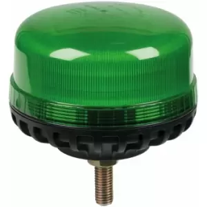 Image of Sealey WB951LEDG Warning Beacon SMD LED 12/24V 12mm Bolt Fixing - Green