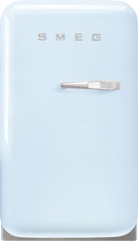 Image of Smeg Left Hand Hinge Mini Bar FAB5LPB5 72cm Fridge - Pastel Blue - D Rated, Blue