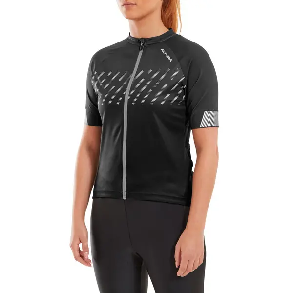 Image of Altura Airstream Womens Short Sleeve Jersey 14 BLACK