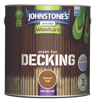 Image of Johnstone's Decking Stain 2.5 - Natural Oak