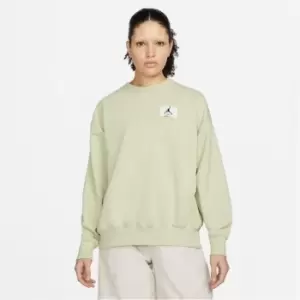 Image of Air Jordan Jordan Essential Fleece Crew Sweater Womens - Green