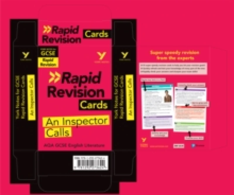 Image of Peter Morrisson York Notes for AQA GCSE (9-1) Rapid Revision Cards: An Inspector Calls - catch up, revise and be ready for the 2025 and 2026 exams Boo