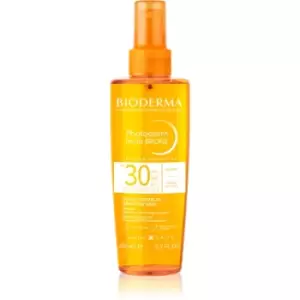 Image of Bioderma Photoderm Bronz sun oil for the face and body SPF 30 200ml