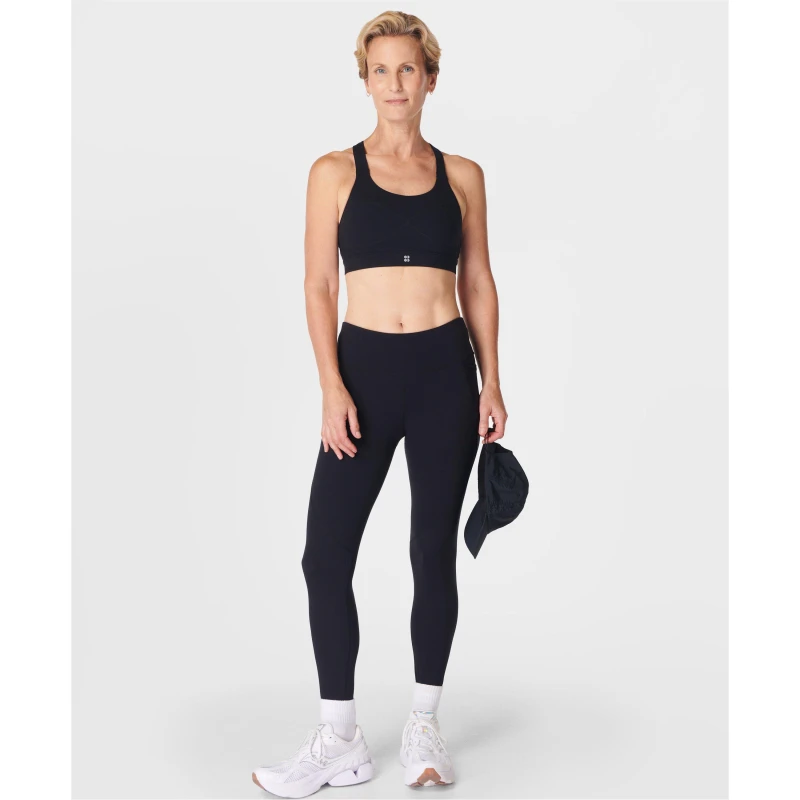 Image of SWEATY BETTY Power Medium Sports Bra - Black 12