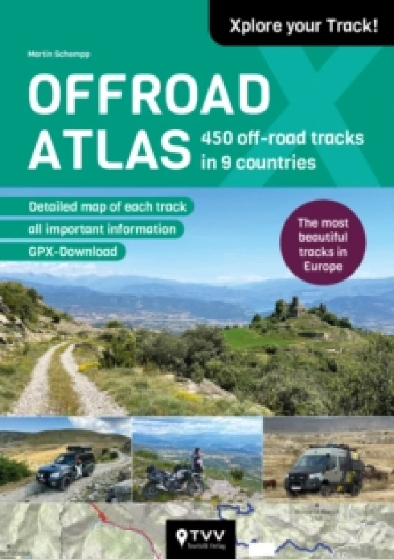 Image of Offroad Atlas : 450 Off-road Tracks in 9 Countries Paperback / softback