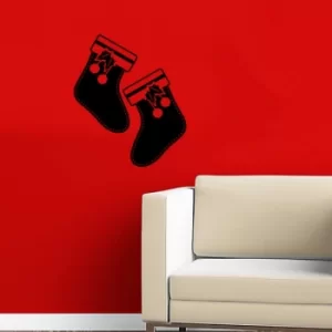 Image of KBSNOEL-20 Black Decorative Wall Sticker