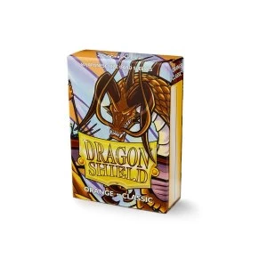 Image of Dragon Shield Japanese Size Orange Card Sleeves - 60 Sleeves