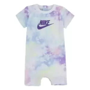 Image of Nike Tie Dye Romper Baby Girls - Purple