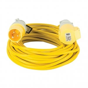 Image of Defender 110V 16A 2.5MM 14M Yellow Arctic Ext Lead