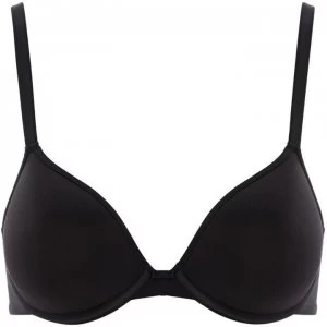 Image of Chantelle Black Modern Invisible Memory Foam Bra - Beige