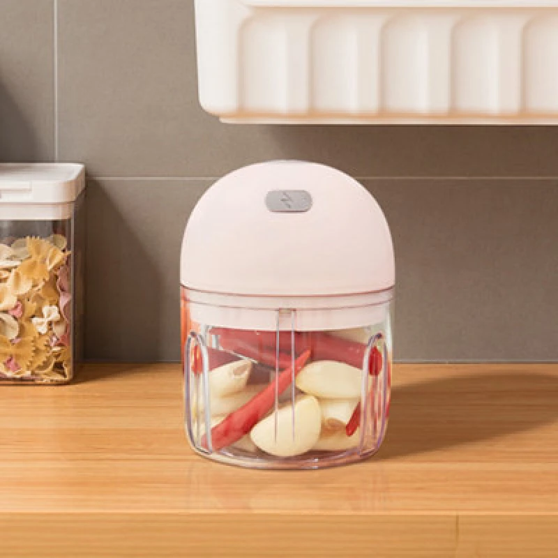 Image of Living And Home 250ml 30W Electric Wireless Portable Blade Kitchen Garlic Choppers Grinders