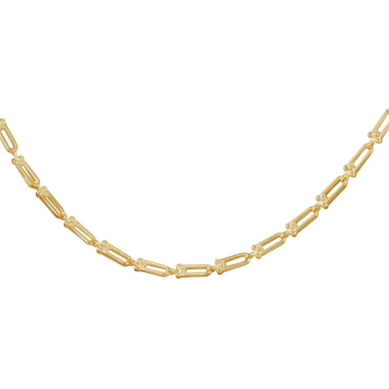 Image of Be You 9ct Gold Mini Industrial Chain Yellow Gold female 18in