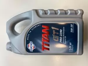 Image of FUCHS TITAN GT1 PRO 2290 5W-30 ENGINE OIL LUBRICANT 5 LITRES ACEA C2