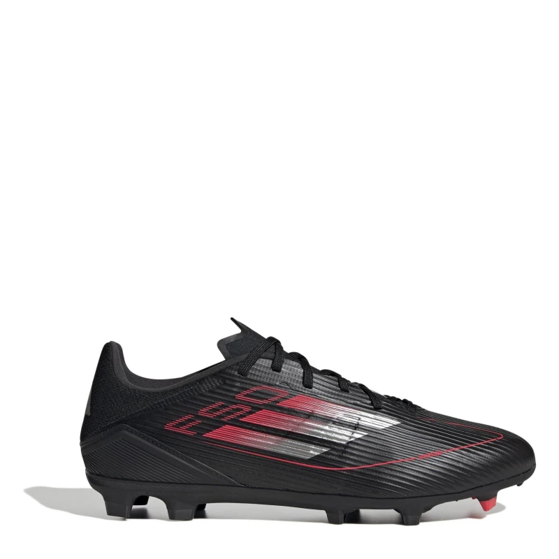 Image of adidas Unisex Adults F50 League Firm Ground Football Boots Core Black/Iron unisex 8 (42)