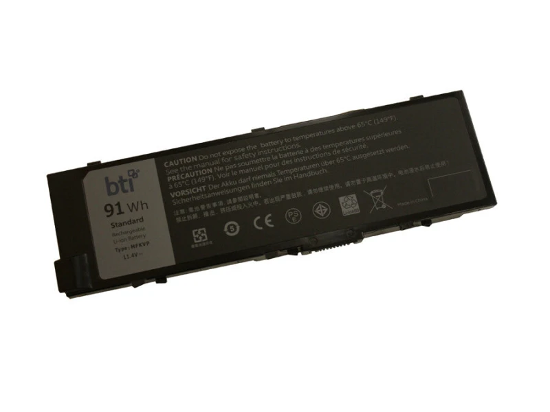 Image of BTI BTI 91Wh 6 cell TWCPG compatible battery for DELL PRECISION M7710 PRECISION M7510 PRECISION 7720 PRECISION 7520 PRECISION 7710 PRECISION 7510 451-