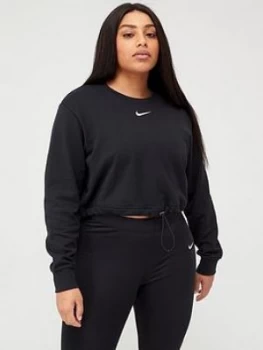 Image of Nike Nsw Swoosh Sweatshirt (Curve) - Black