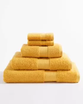 Image of Cotton Traders Pima Bath Sheet in Yellow