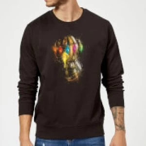 Image of Avengers Endgame Infinity Gauntlet Warlord Sweatshirt - Black - XL