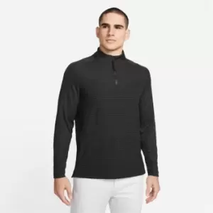 Image of Nike Dri-FIT ADV Vapor Mens Half-Zip Golf Top - Black
