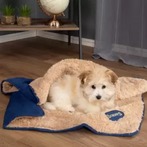 Image of Scruffs Snuggle Dog Blanket Blue