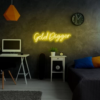 Image of Gold Digger - Yellow Yellow Wall Lamp