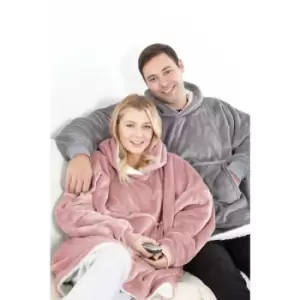 Image of Countryclub - Eskimo Sherpa Hoodie Blush - Blush