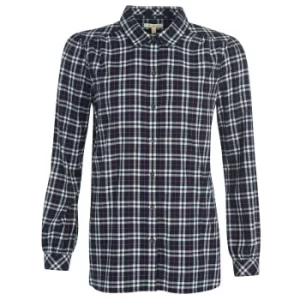 Image of Barbour Womens Birling Shirt Navy 8