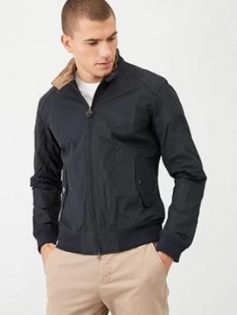 Image of Barbour International Steve Mcqueen Rectifier Harrington Casual Jacket - Navy