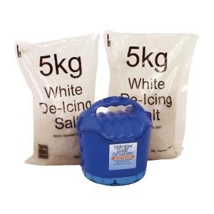 Image of Handheld Salt Shaker and 2xBags of White Salt 5kg 389106