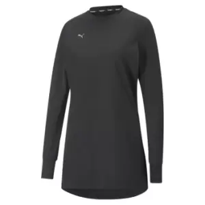 Image of Puma Modest Long Sleeve T Shirt Womens - Black