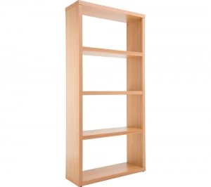 Image of Aphason Maine Wide Bookcase - Beech
