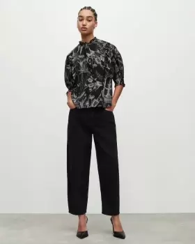 Image of AllSaints Emery Aurelia Floral Print Top