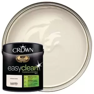 Image of Crown Easyclean Matt Emulsion Paint - Antique Cream - 2.5L